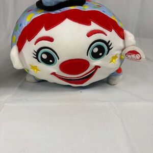 New Stuffed Plush Alfundo Clown Dorney Park Mascot Allentown Pa NWT 12"